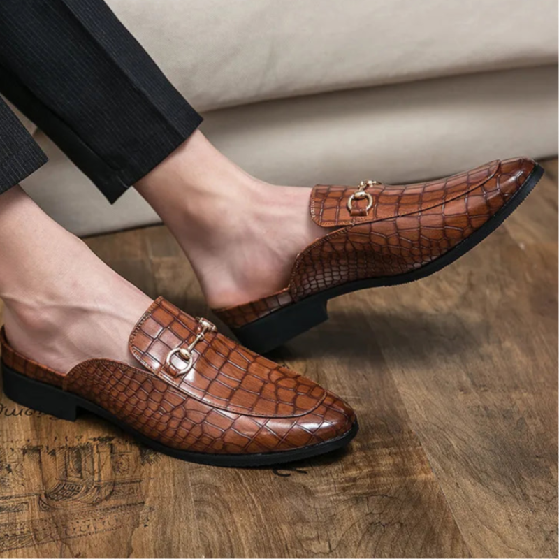 Cachi | Stylish Pointed Toe Men's Loafers - Comfortable Flat Leather Footwear