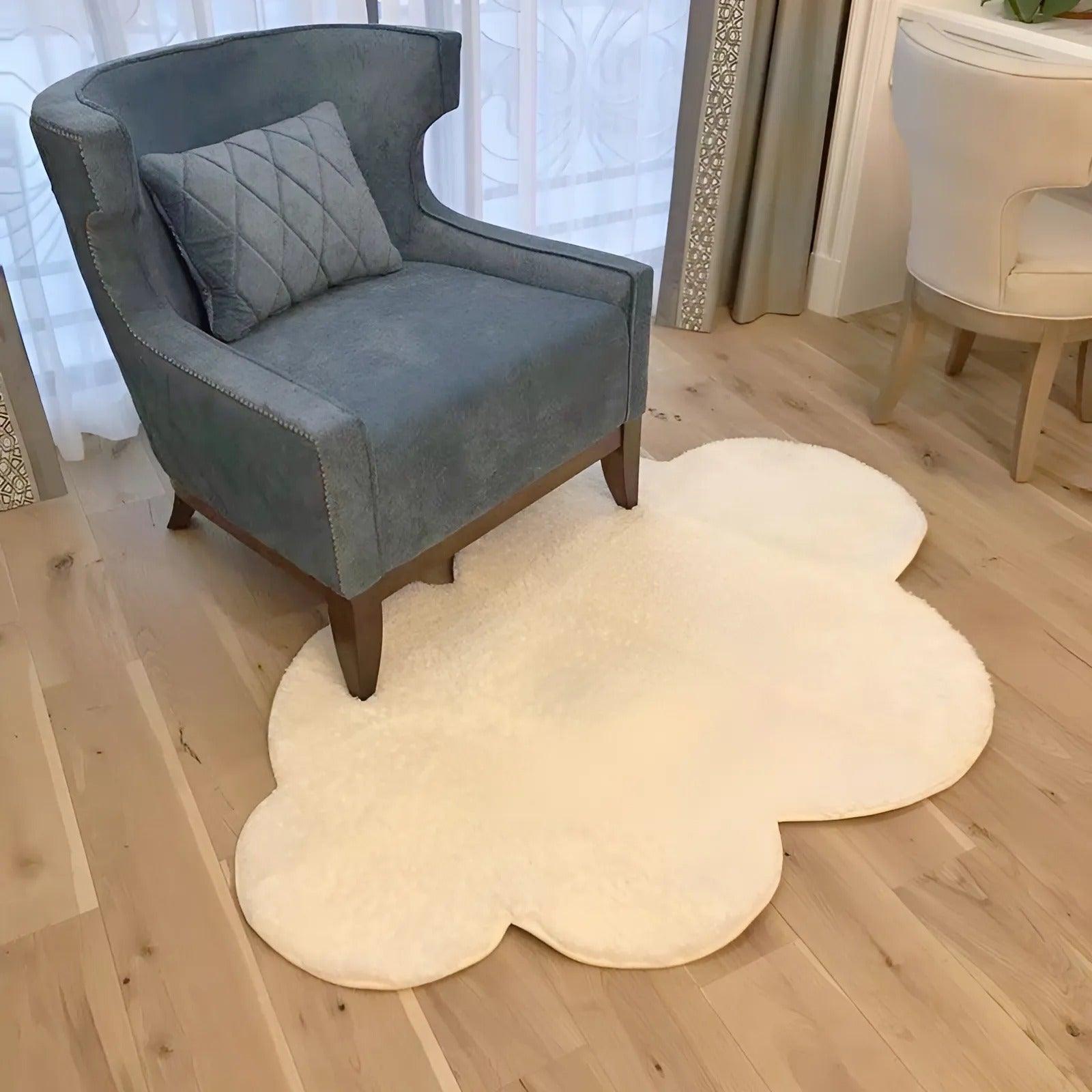 Elegant Scandinavian Cloud Floor Mat - Maxavendi