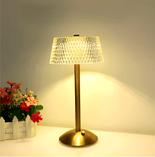 Crystal Diamond Retro Table Lamp - Maxavendi