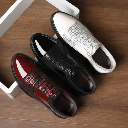 Harrison - Men’s Oxford Shoes - Patent Leather - Closed Lace - Elegant Formal Wear