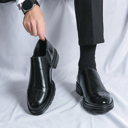 Windsor Heritage Slip-Ons: Elegant Vegan Leather Comfort