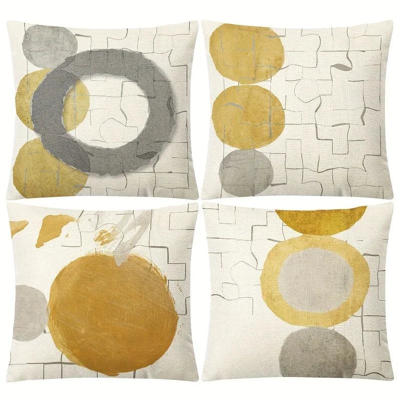 4PCS Modern Decorative Throw Pillow Covers - Maxavendi