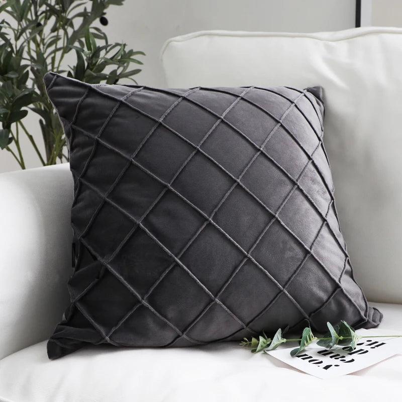 Vibrant Nordic Design Velvet Cushion Covers - Maxavendi