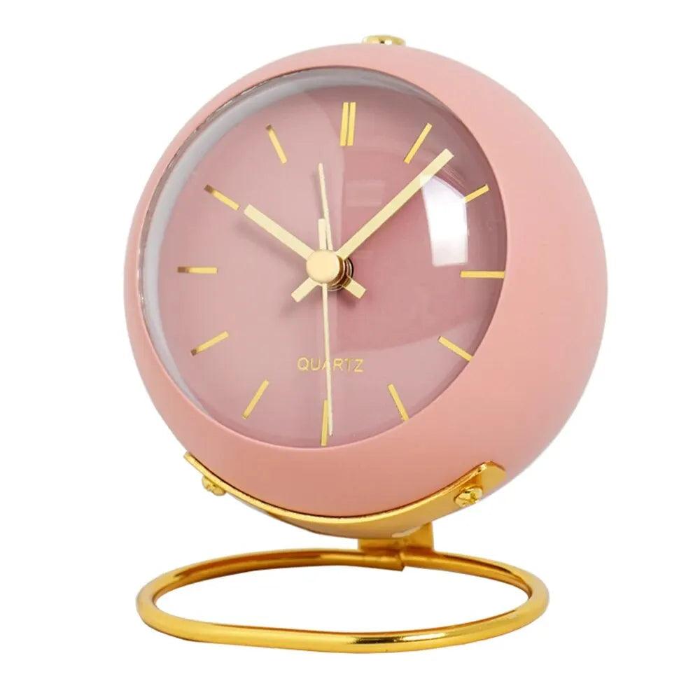 Charming Nordic Minimalist Desk Clock - Silent Luminous Alarm Clock - Maxavendi