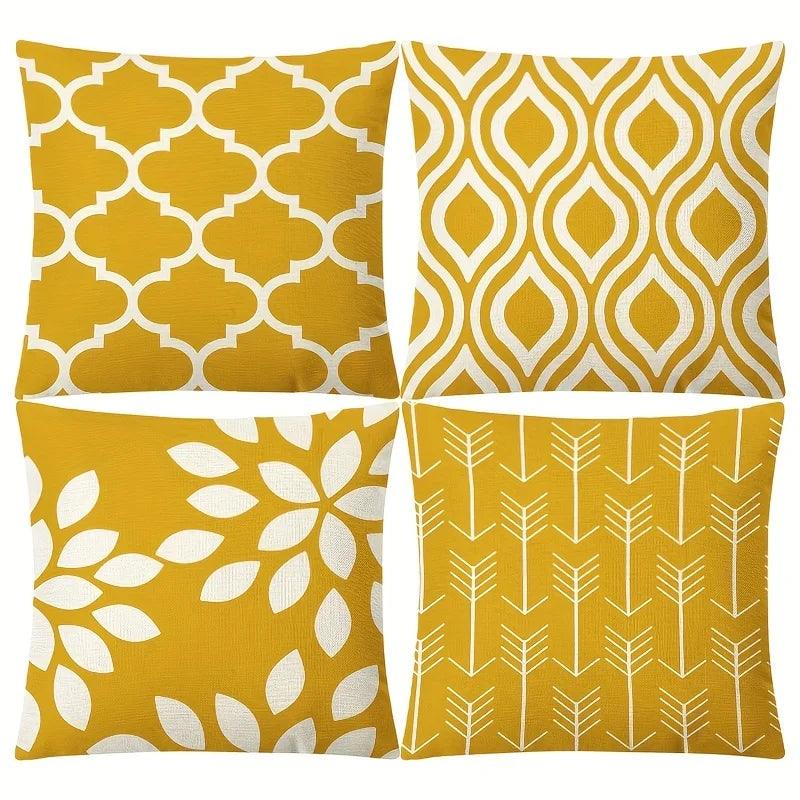 4PCS Modern Decorative Throw Pillow Covers - Maxavendi