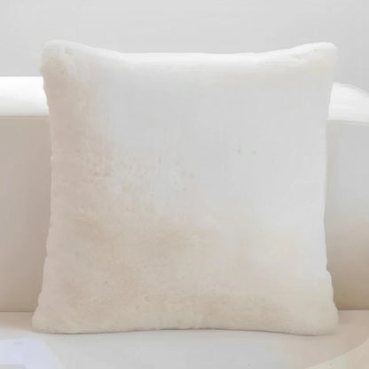 Ultra Soft Faux Rabbit Fur Pillow Covers - Maxavendi