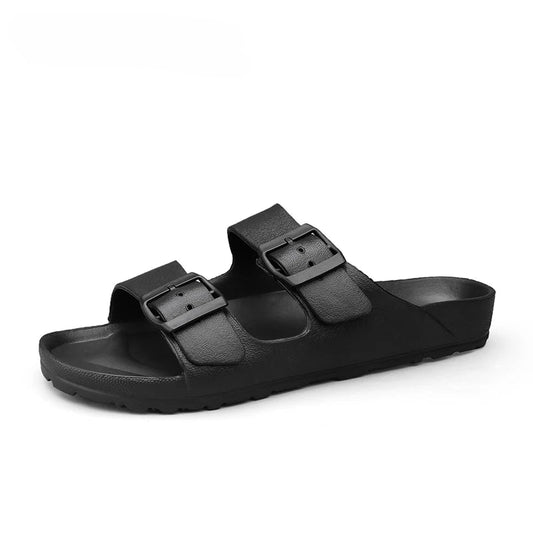 Nelson | Men's Adjustable Lightweight Soft Slides - Non-Slip EVA Slippers