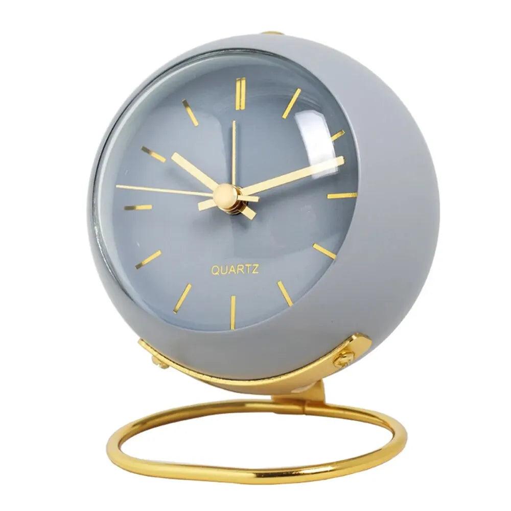 Charming Nordic Minimalist Desk Clock - Silent Luminous Alarm Clock - Maxavendi