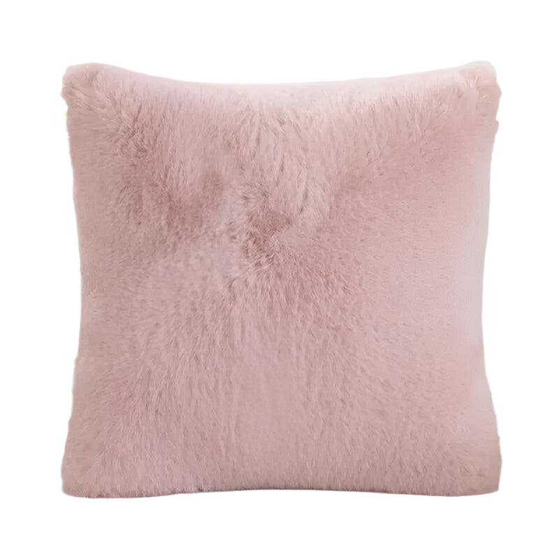 Ultra Soft Faux Rabbit Fur Pillow Covers - Maxavendi