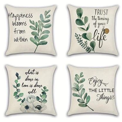 4pcs Farmhouse Throw Pillow Cover - Maxavendi