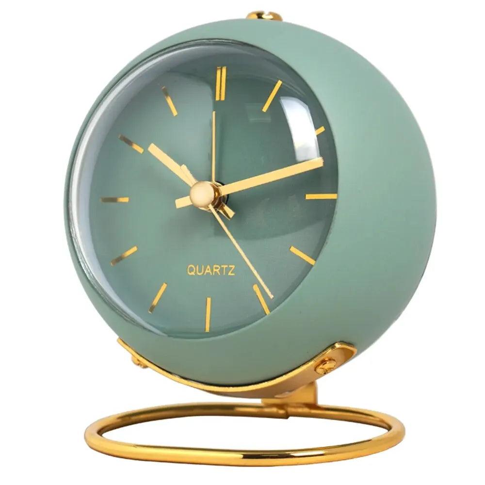 Charming Nordic Minimalist Desk Clock - Silent Luminous Alarm Clock - Maxavendi