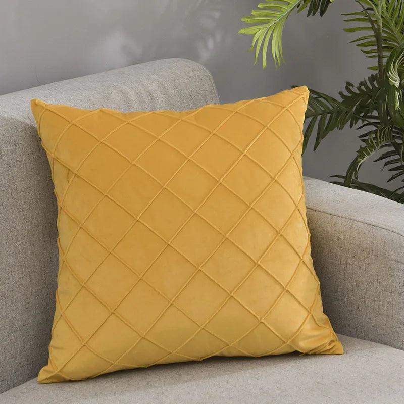 Vibrant Nordic Design Velvet Cushion Covers - Maxavendi