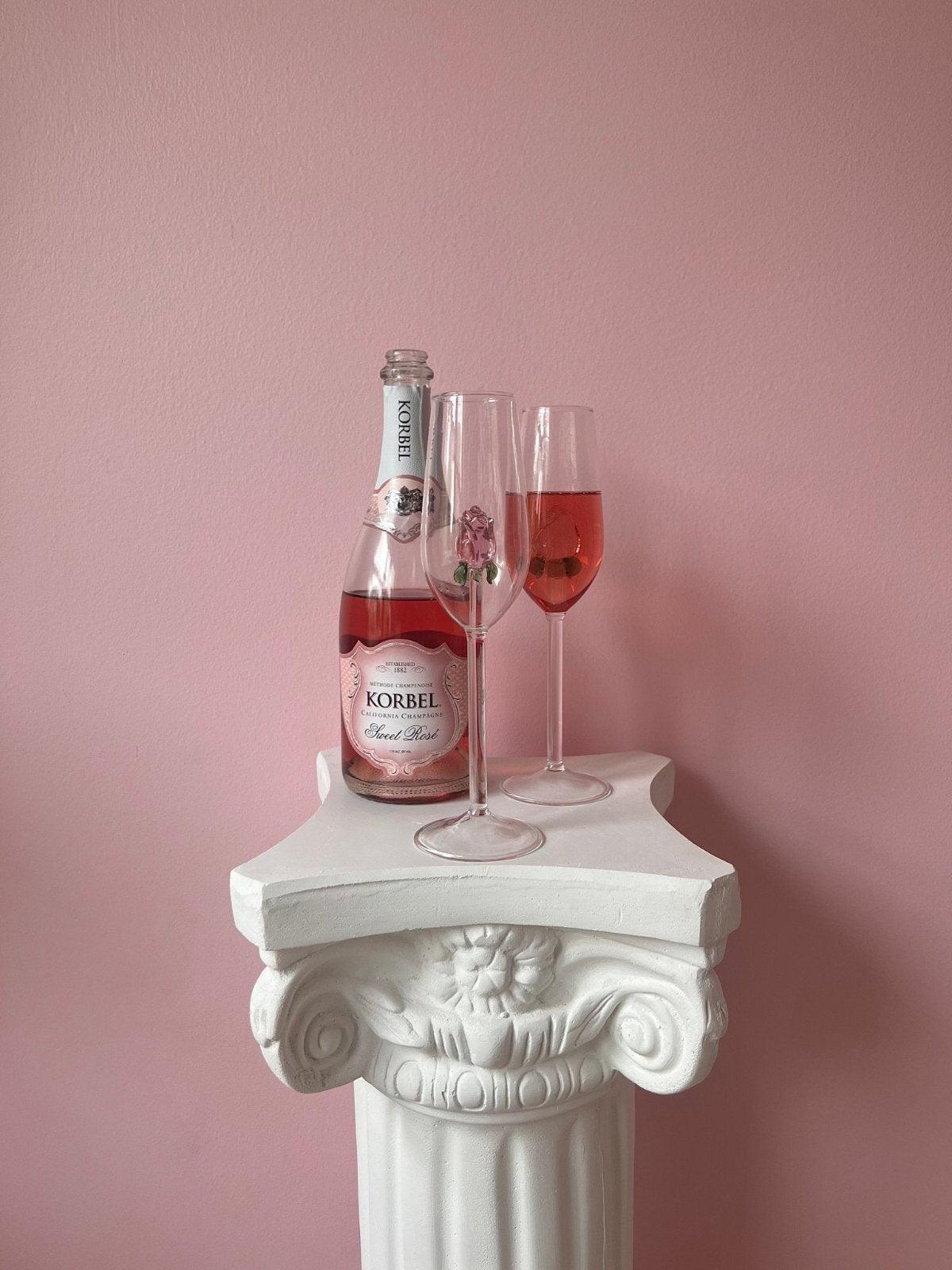 Romantic Rose Champagne Flute - Maxavendi