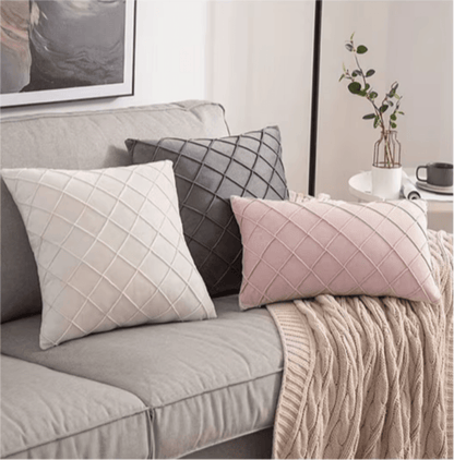 Vibrant Nordic Design Velvet Cushion Covers - Maxavendi